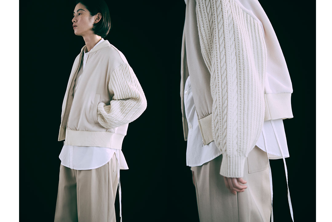 ぽにょみ iki イキ ダブルジャケット アンビデックス ウール リネン AMBIDEX Store iki autumn winter 2024｜AMBIDEX（アンビデックス）