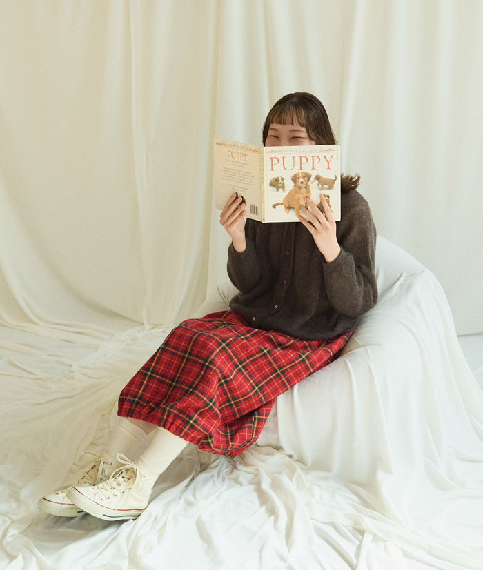 ビュルデサボン ♡ かぎ針×天竺プルオーバー bulle de savon（ビュルデサボン）の「かぎ針×天竺 プルオーバー（T