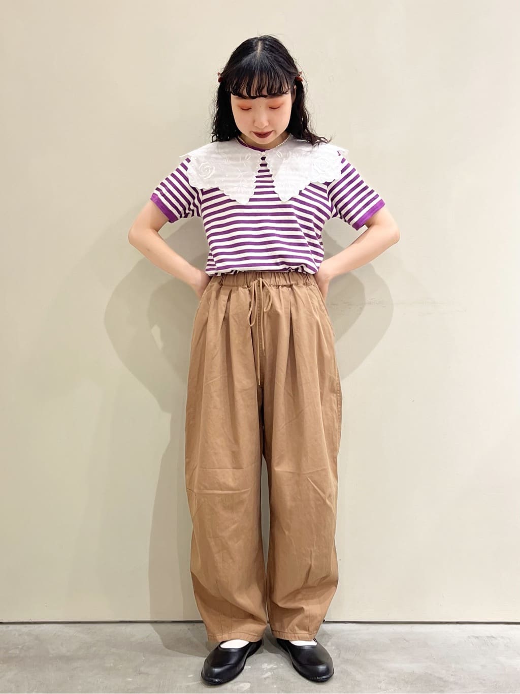 CHILD WOMAN CHILD WOMAN , PAR ICI 新宿ミロード 身長：157cm 2022.07.05