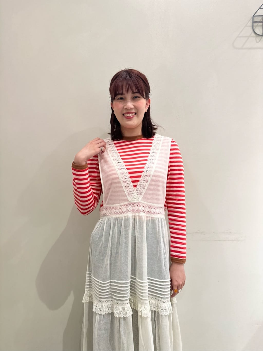 Dot and Stripes CHILD WOMAN CHILD WOMAN , PAR ICI 新宿ミロード 身長：168cm 2023.08.21