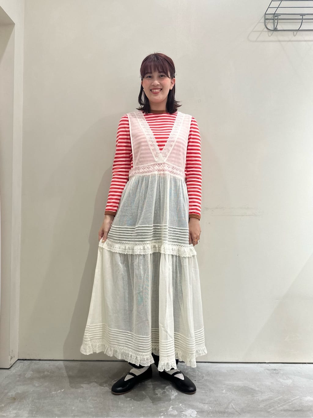 Dot and Stripes CHILD WOMAN CHILD WOMAN , PAR ICI 新宿ミロード 身長：168cm 2023.08.21