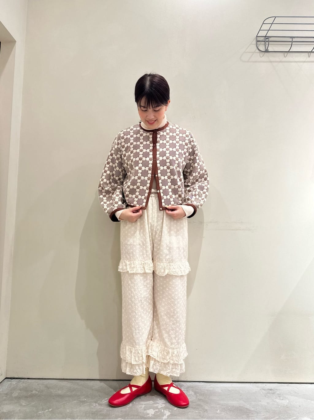 Dot and Stripes CHILD WOMAN CHILD WOMAN , PAR ICI 新宿ミロード 身長：168cm 2023.11.09