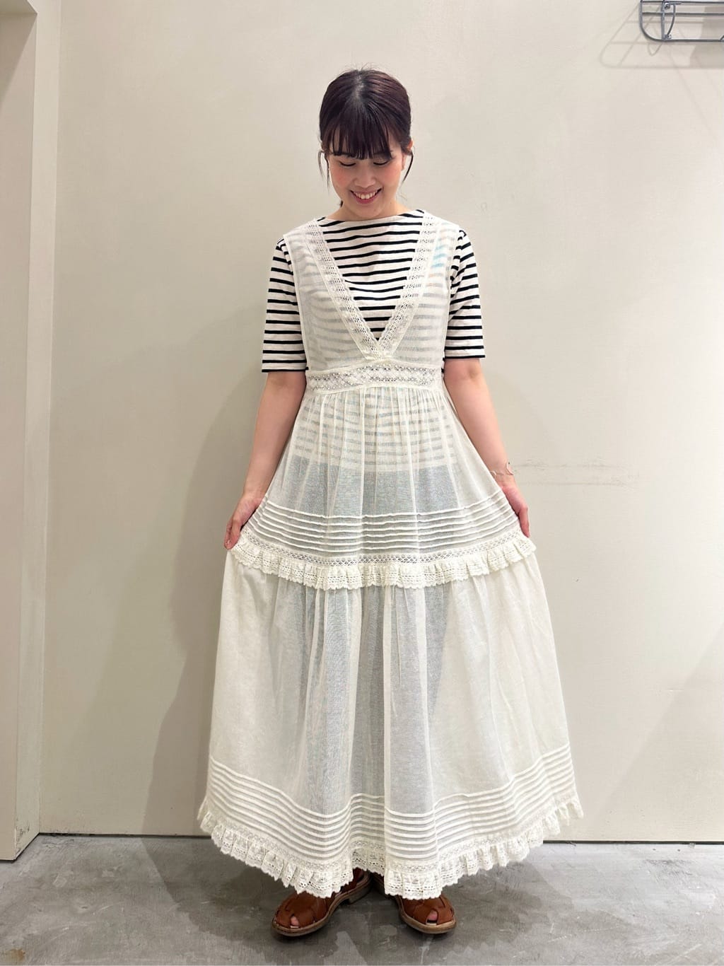 Dot and Stripes CHILD WOMAN CHILD WOMAN , PAR ICI 新宿ミロード 身長：168cm 2023.05.18