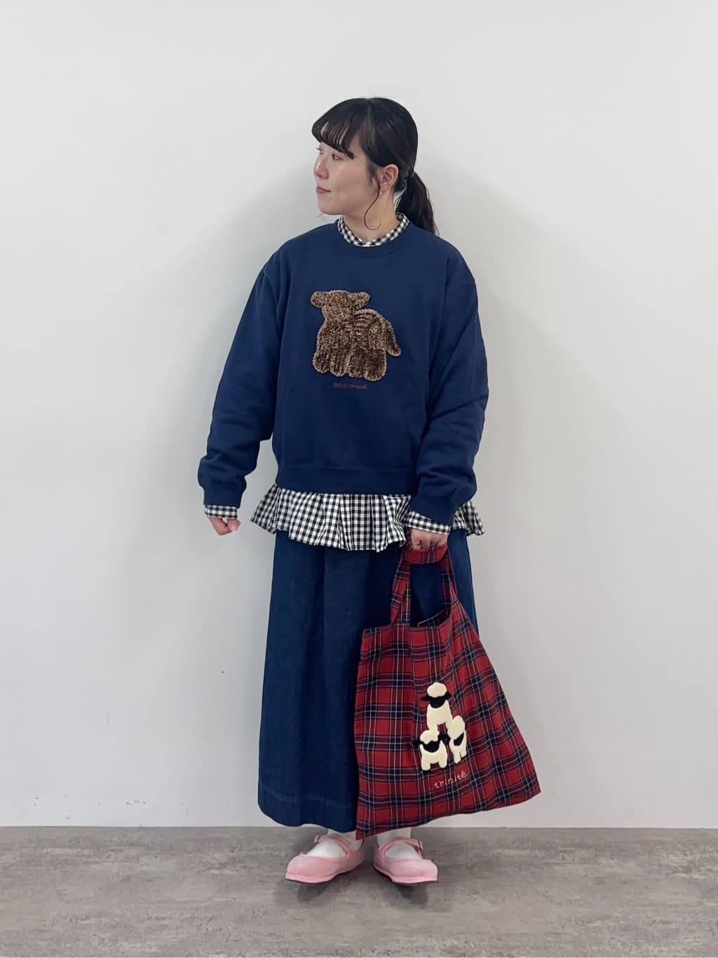 チャイルドウーマン　オールインワン　キャズエドゥミ別注 ベアワイドオールインワン｜WOMEN｜250HAM33-159H｜AZUL BY MOUSSY