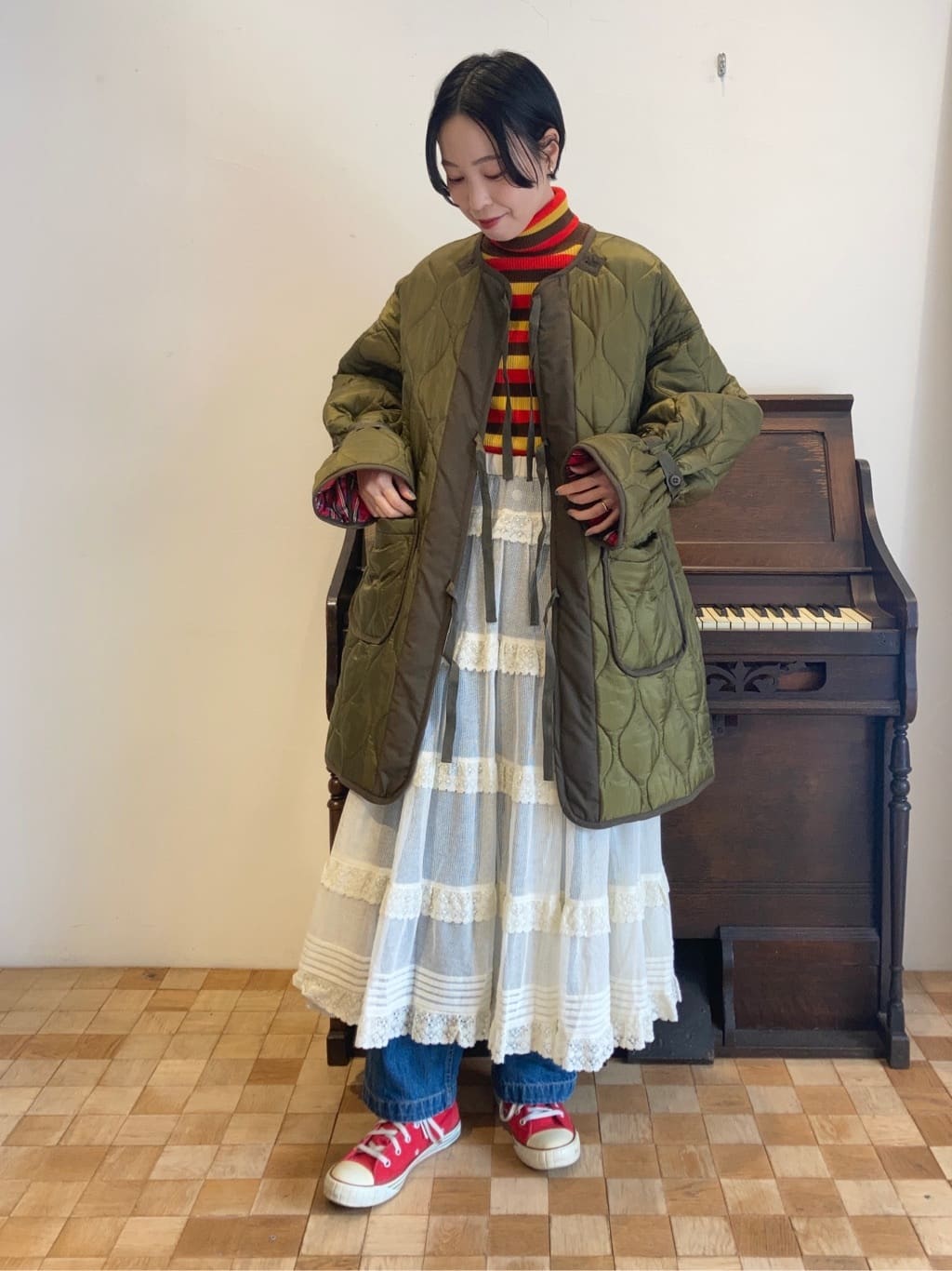 Dot and Stripes CHILD WOMAN ÉhH gF161cm 2022.10.14
