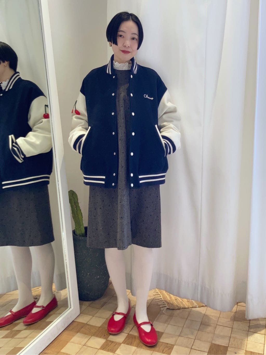 Dot and Stripes CHILD WOMAN 名古屋栄路面 身長:161cm 2022.12.15 Dot and Stripes CHILD WOMAN 名古屋栄路面 身長:161cm 2022.12.15