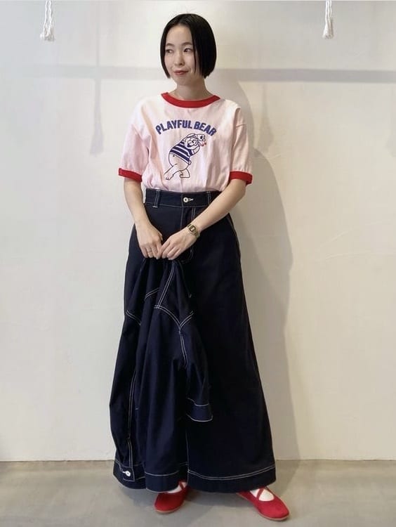 Dot and Stripes CHILD WOMAN 名古屋栄路面 身長:161cm 2022.04.08 Dot and Stripes CHILD WOMAN 名古屋栄路面 身長:161cm 2022.04.08