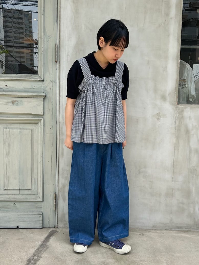 AMBIDEX Store △○11ozデニム ハイウエストコクーンパンツ(M