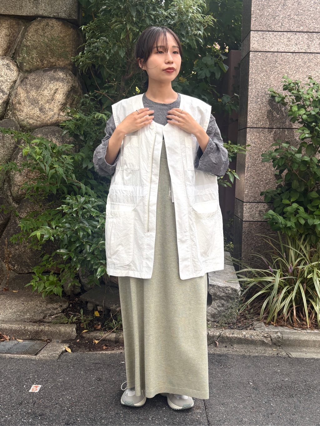 【未使用】Dot and Stripes/アンビデックス　Aラインコート 未使用】Dot and Stripes/アンビデックス Aラインコート 未使用