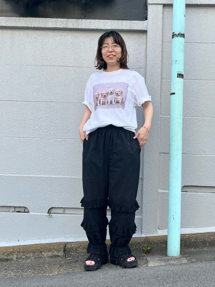 買い保障できる CHILD WOMAN レースピンタック フリルパンツ