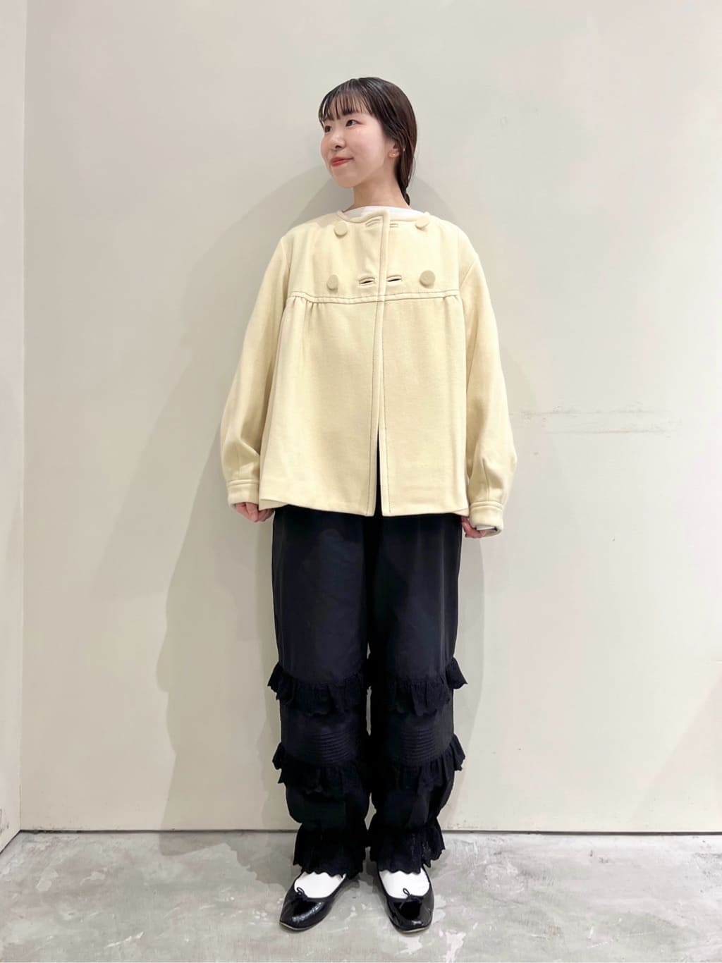 Dot and Stripes CHILD WOMAN CHILD WOMAN , PAR ICI 新宿ミロード 身長：154cm 2023.12.05