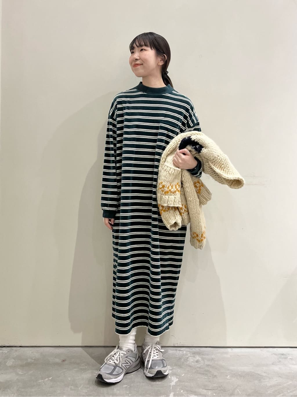 Dot and Stripes CHILD WOMAN CHILD WOMAN , PAR ICI 新宿ミロード 身長：154cm 2023.11.23