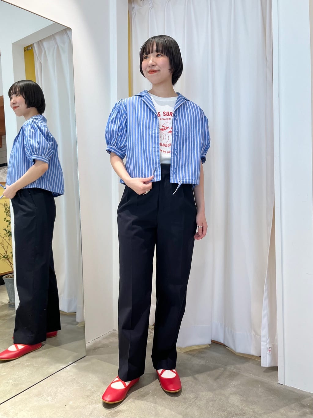 PAR ICI 吉祥寺路面 身長:154cm 2025.07.04 PAR ICI 吉祥寺路面 身長:154cm 2025.04.16