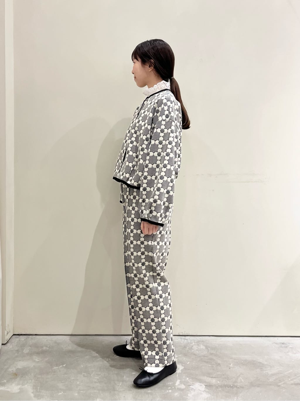 Dot and Stripes CHILD WOMAN CHILD WOMAN , PAR ICI 新宿ミロード 身長：154cm 2023.11.09