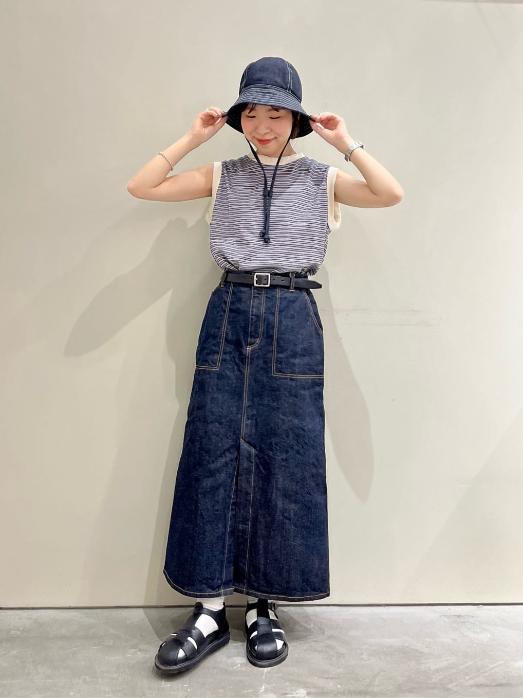 Dot and Stripes CHILD WOMAN CHILD WOMAN , PAR ICI 新宿ミロード 身長：154cm 2023.05.12
