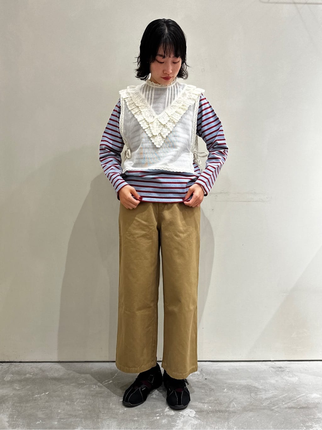 Dot and Stripes CHILD WOMAN CHILD WOMAN , PAR ICI 新宿ミロード 身長：162cm 2023.08.31