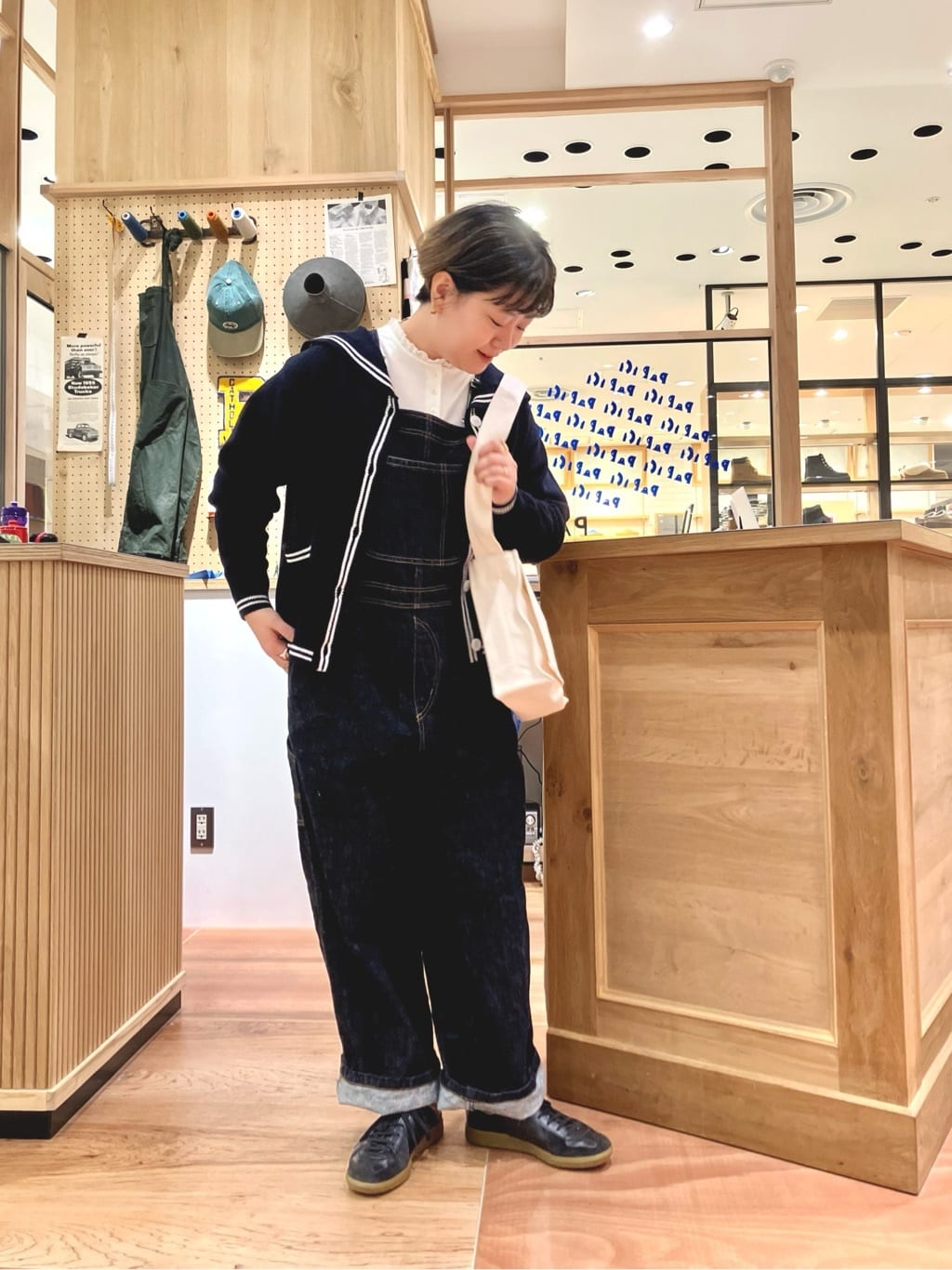 【未使用】Dot and Stripes/アンビデックス　Aラインコート 未使用】Dot and Stripes/アンビデックス Aラインコート 未使用