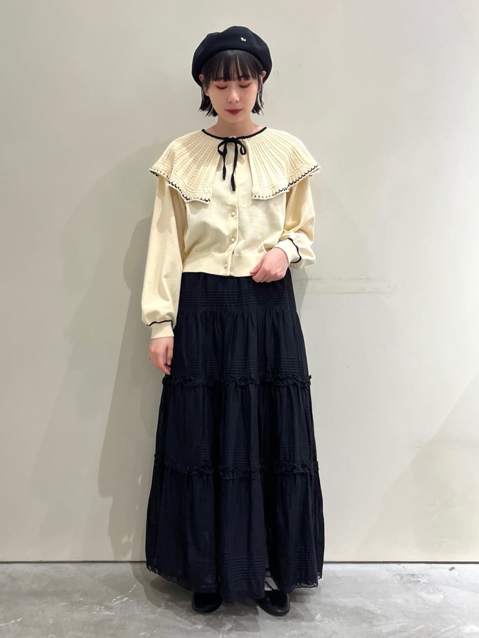 【 NEW 】Dot and Stripes CHILD WOMAN CHILD WOMAN , PAR ICI 新宿ミロード 身長：158cm 2024.02.23