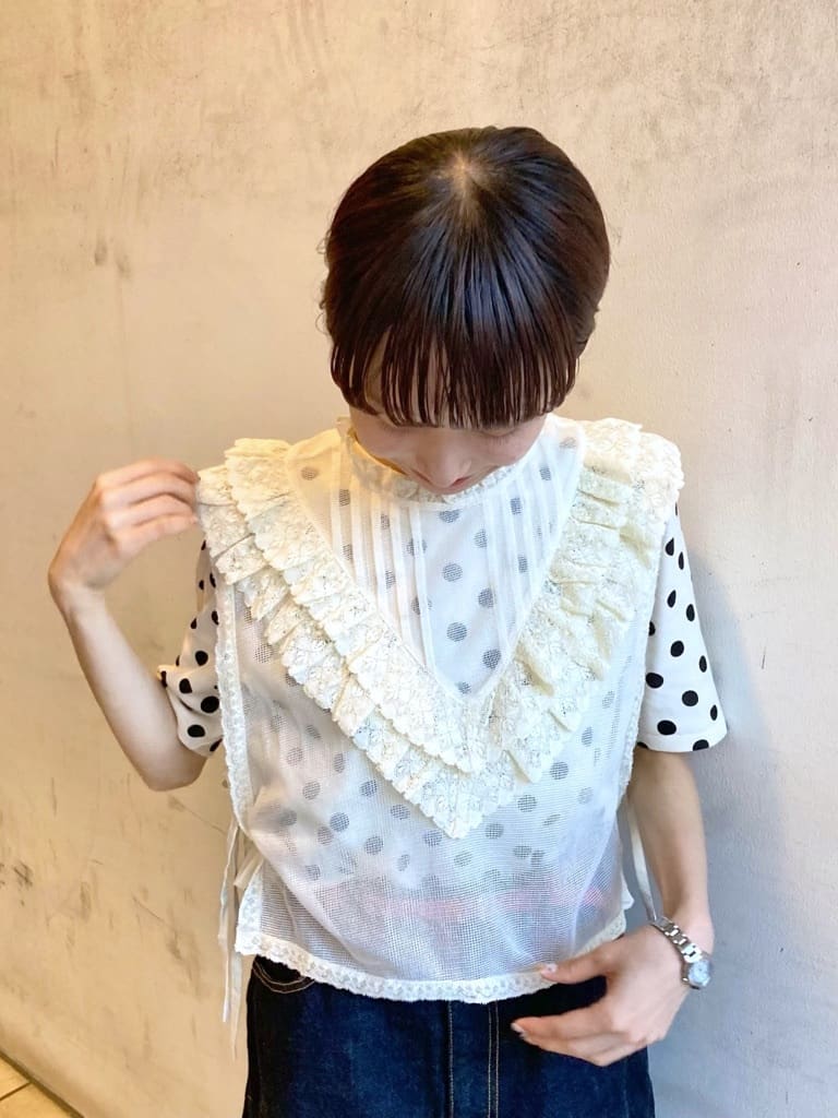 Dot and Stripes CHILD WOMAN 名古屋栄路面 身長:150cm 2022.07.30 Dot and Stripes CHILD WOMAN 名古屋栄路面 身長:150cm 2022.07.31
