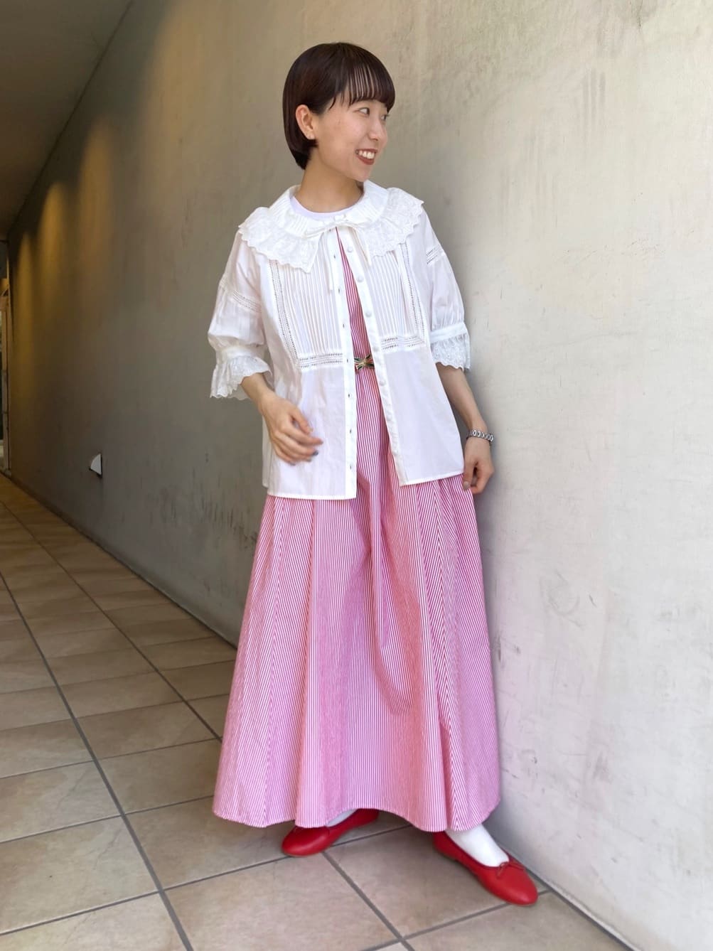Dot and Stripes CHILD WOMAN 名古屋栄路面 身長:150cm 2022.07.01 Dot and Stripes CHILD WOMAN 名古屋栄路面 身長:150cm 2022.07.02