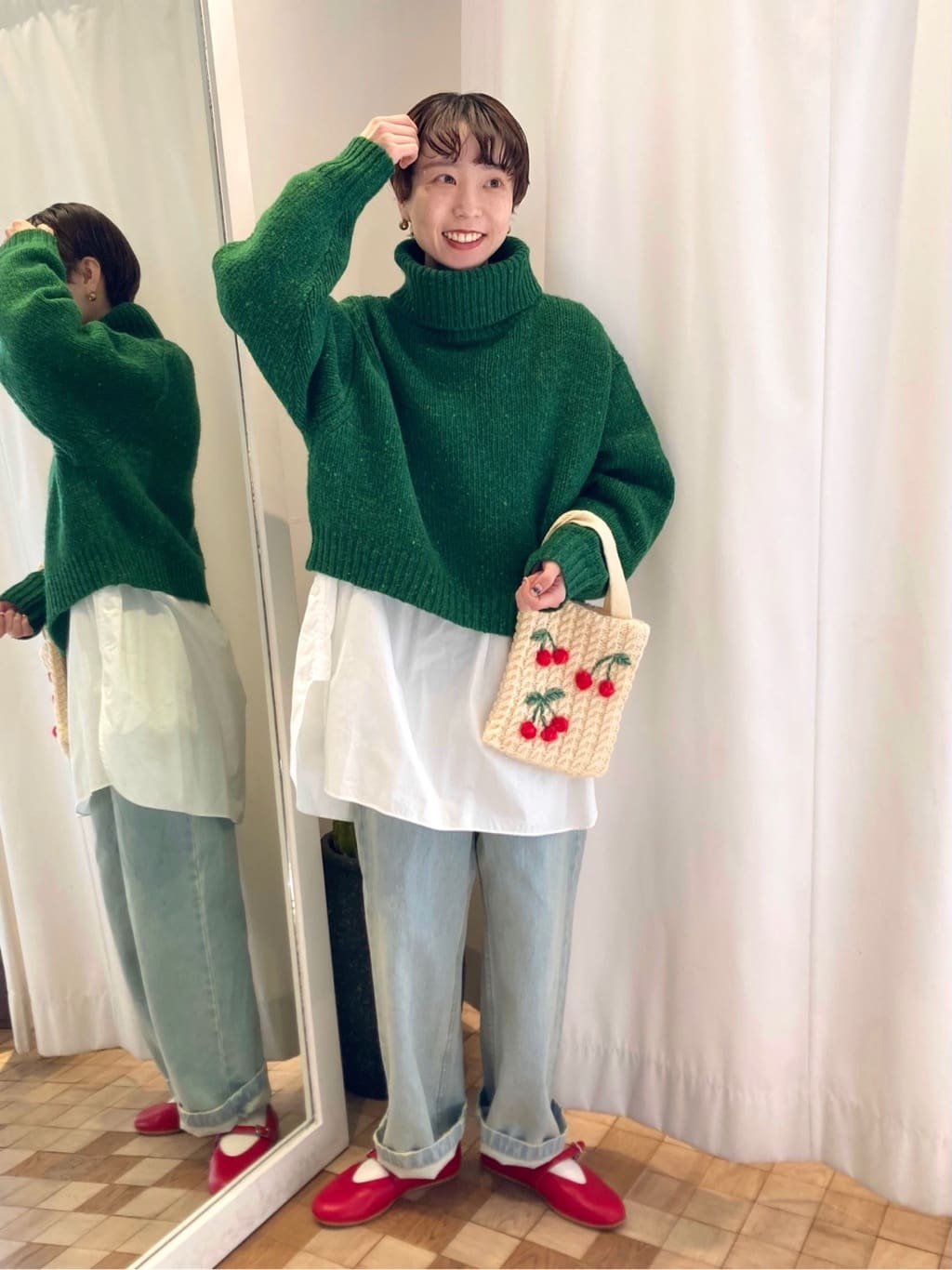 Dot and Stripes CHILD WOMAN 名古屋栄路面 身長:150cm 2022.12.08 Dot and Stripes CHILD WOMAN 名古屋栄路面 身長:150cm 2022.12.08