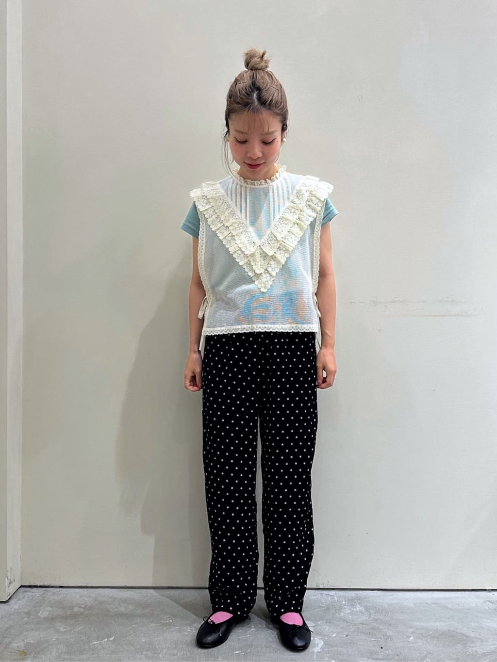 Dot and Stripes CHILD WOMAN CHILD WOMAN , PAR ICI 新宿ミロード 身長：149cm 2023.08.16
