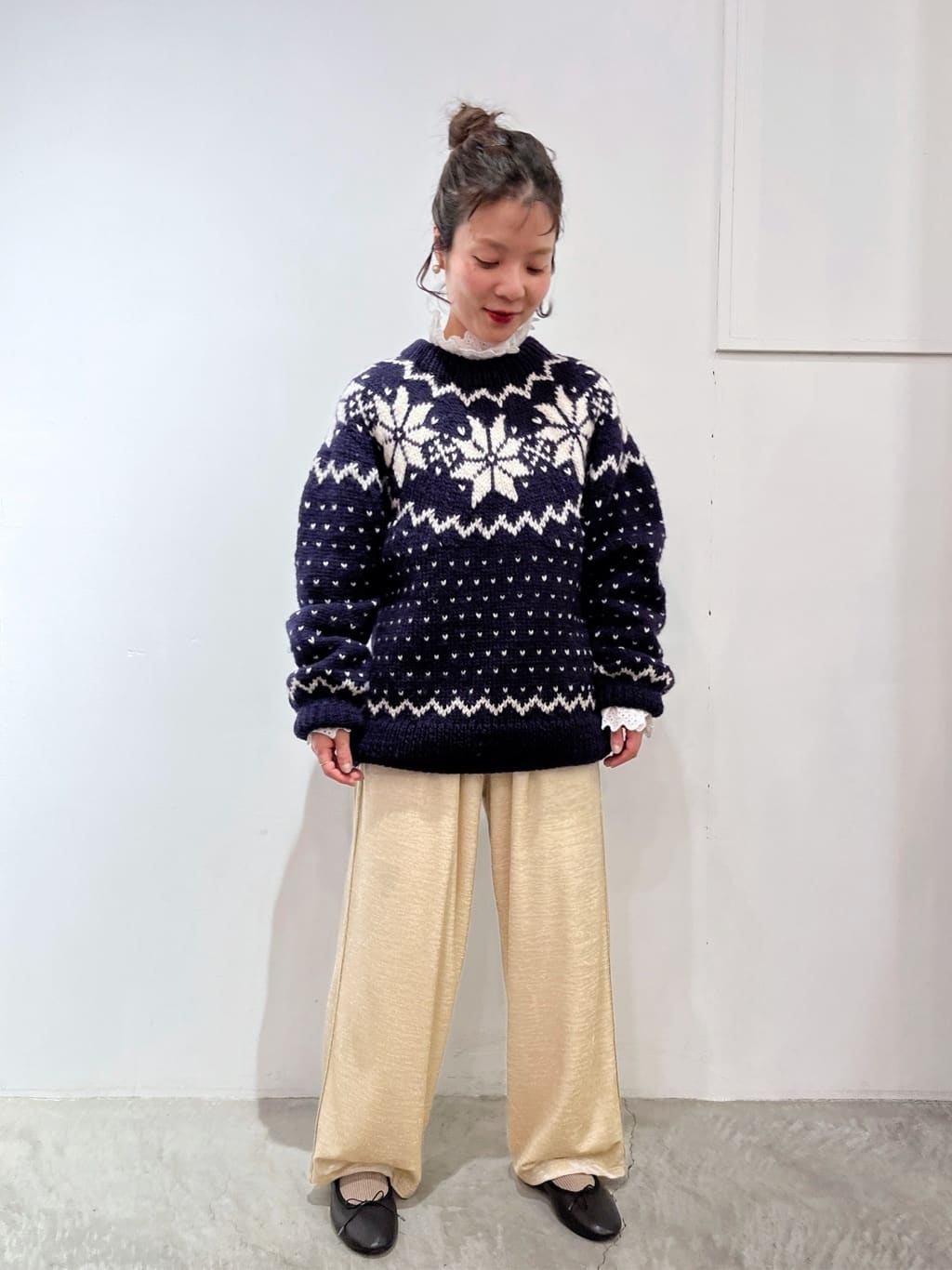 Dot and Stripes CHILD WOMAN CHILD WOMAN , PAR ICI 新宿ミロード 身長：149cm 2023.12.26