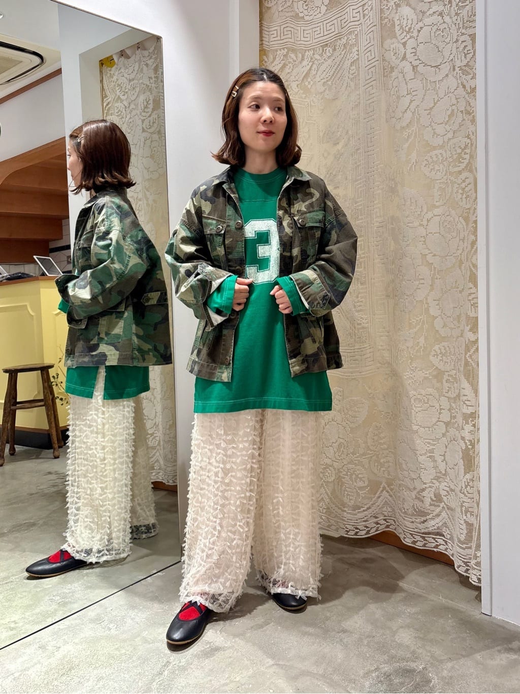 CHILD WOMAN 吉祥寺路面 身長:149cm 2025.03.15 CHILD WOMAN 吉祥寺路面 身長:149cm 2025.03.16