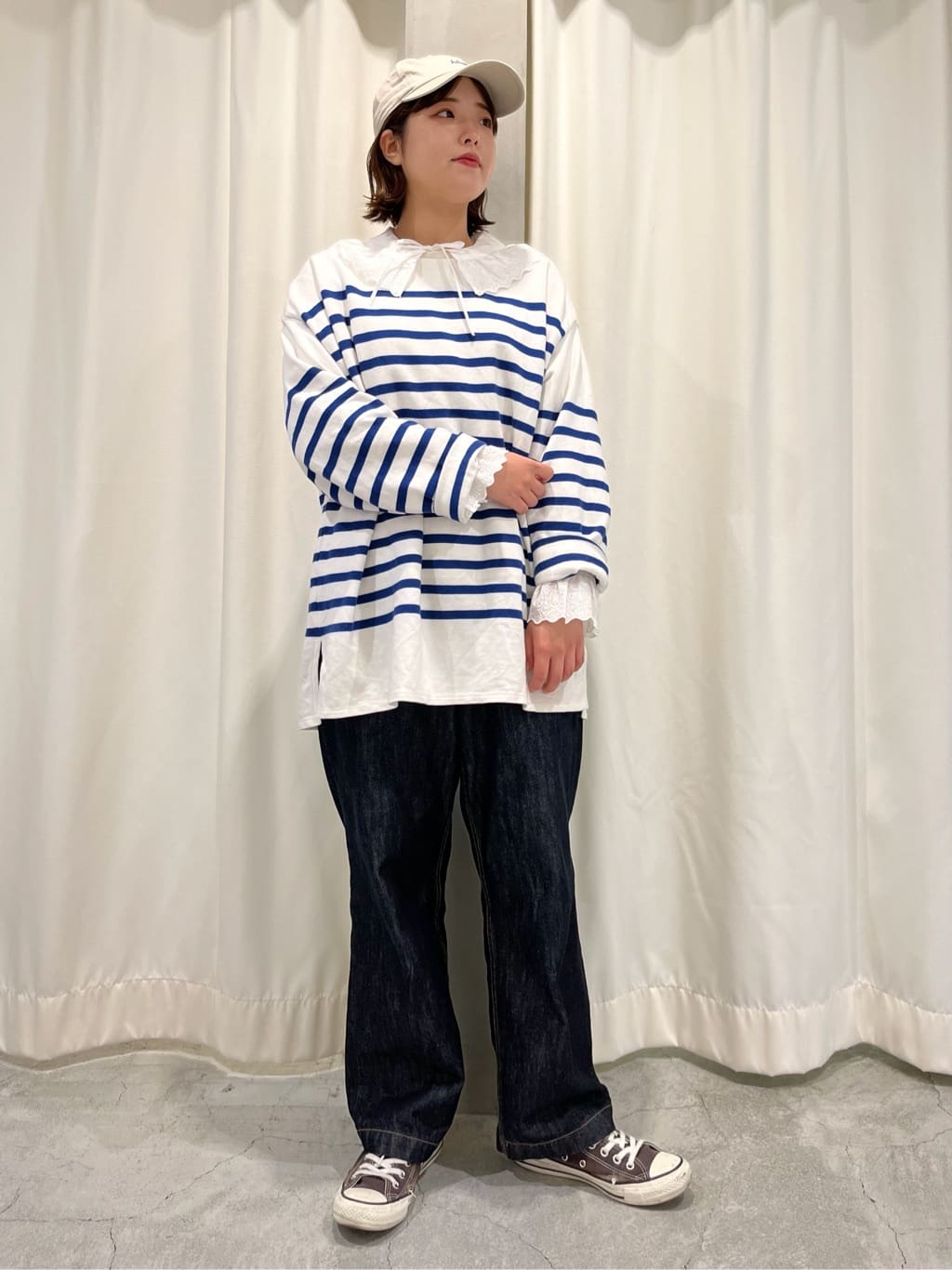 Dot and Stripes CHILD WOMAN CHILD WOMAN , PAR ICI 新宿ミロード 身長：160cm 2022.04.15
