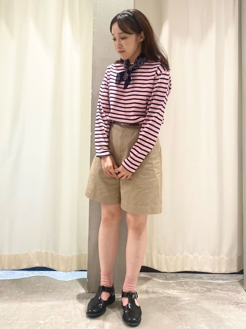 Dot and Stripes CHILD WOMAN CHILD WOMAN , PAR ICI ルミネ横浜 身長：158cm 2023.09.17