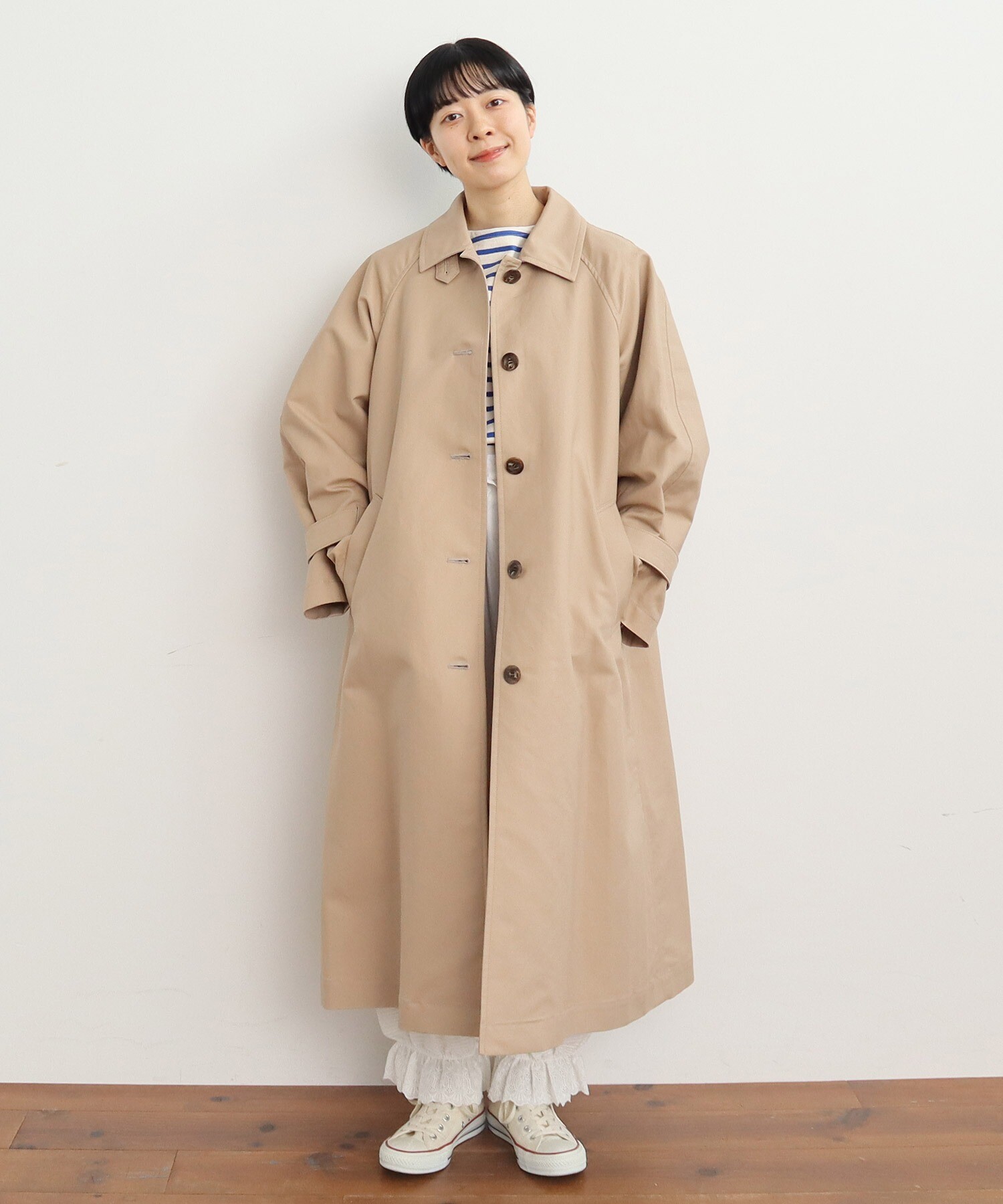 超ポイント祭?期間限定】 希少:bijuly コートROUNDED COAT LONG LADY ...