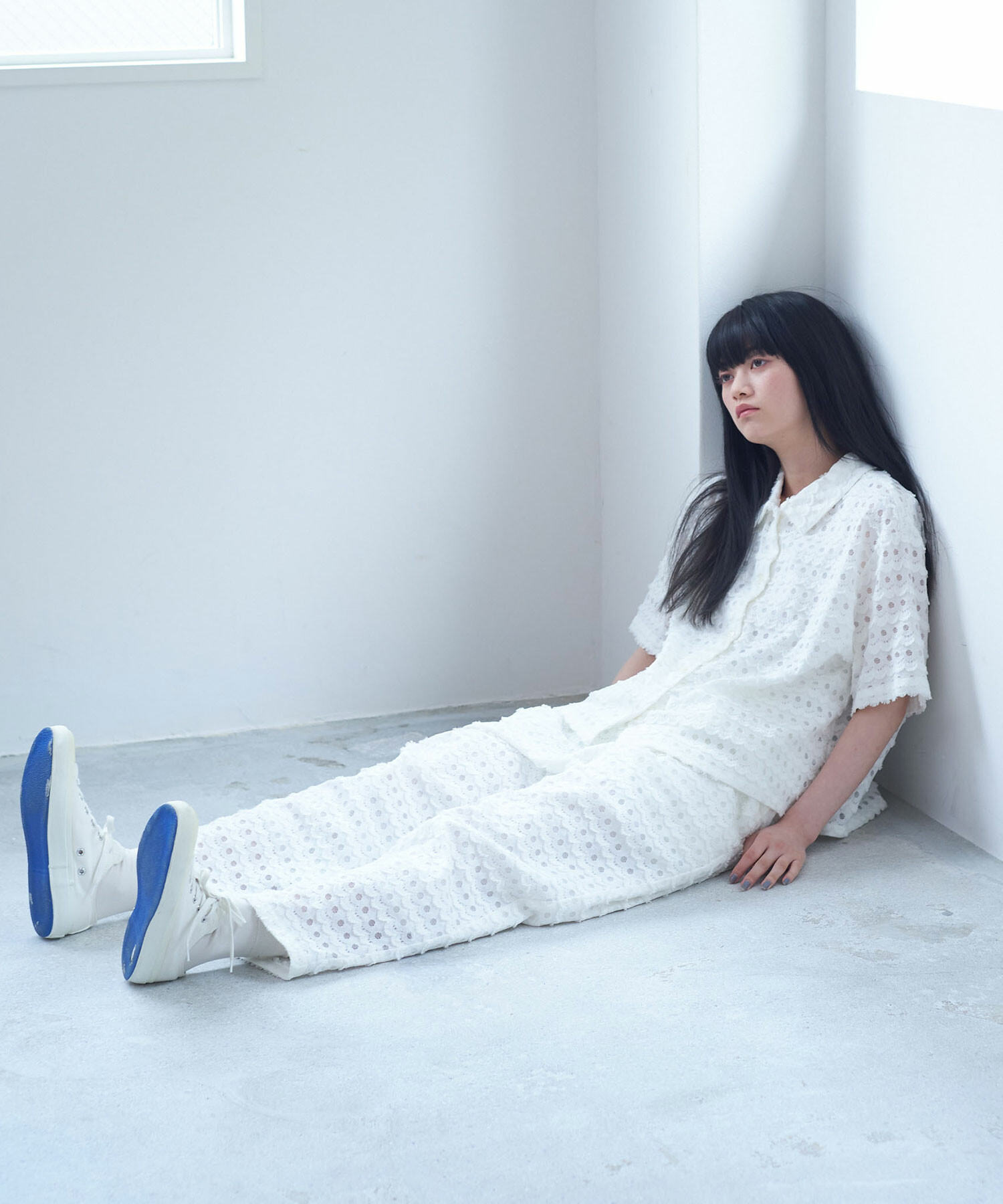 トップス naminami AMBIDEX Store △〇 naminami レース ブラウス(F シロ): bulle