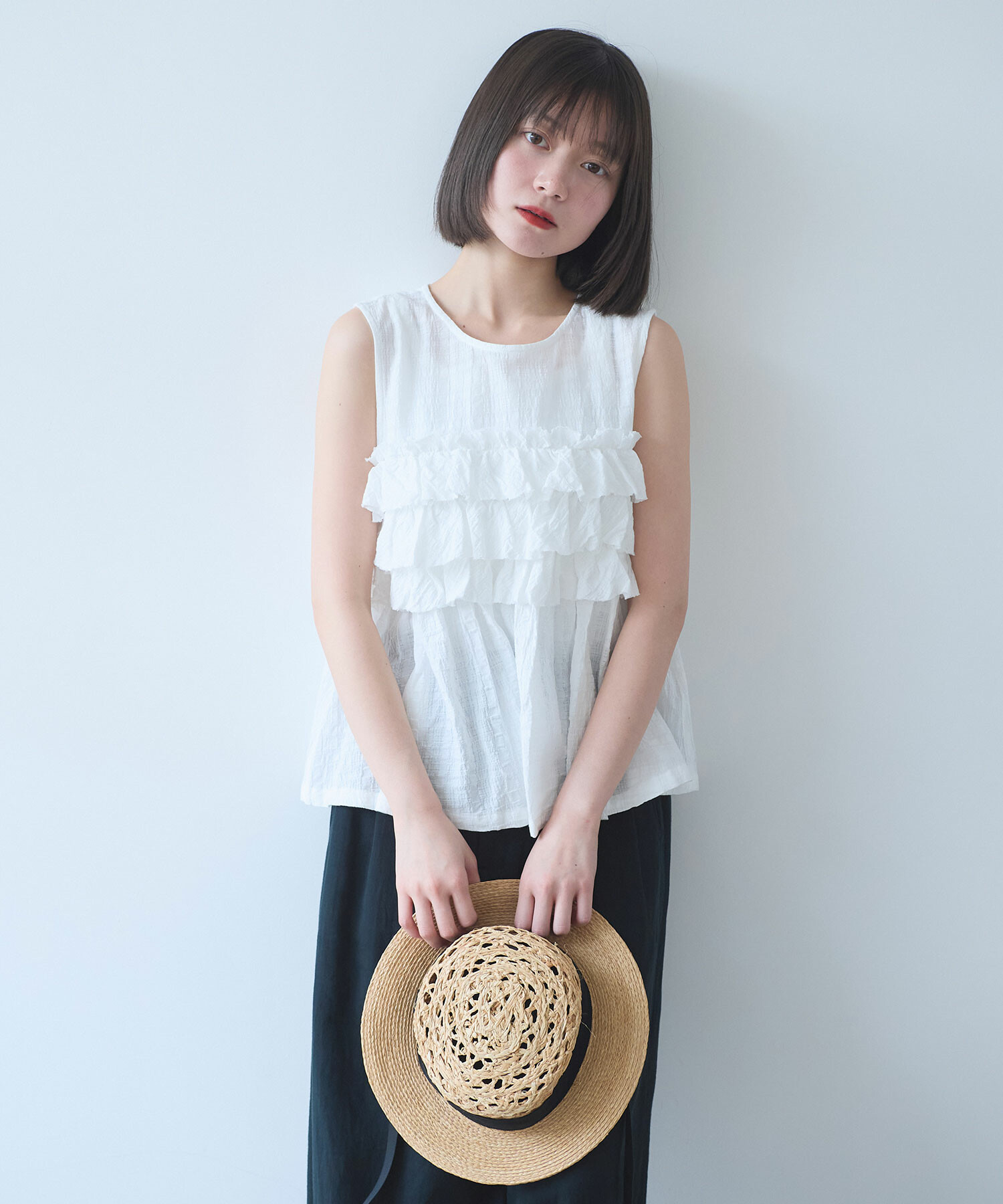 AMBIDEX Store 【予約販売】○ レノクロス frill ベスト(F シロ