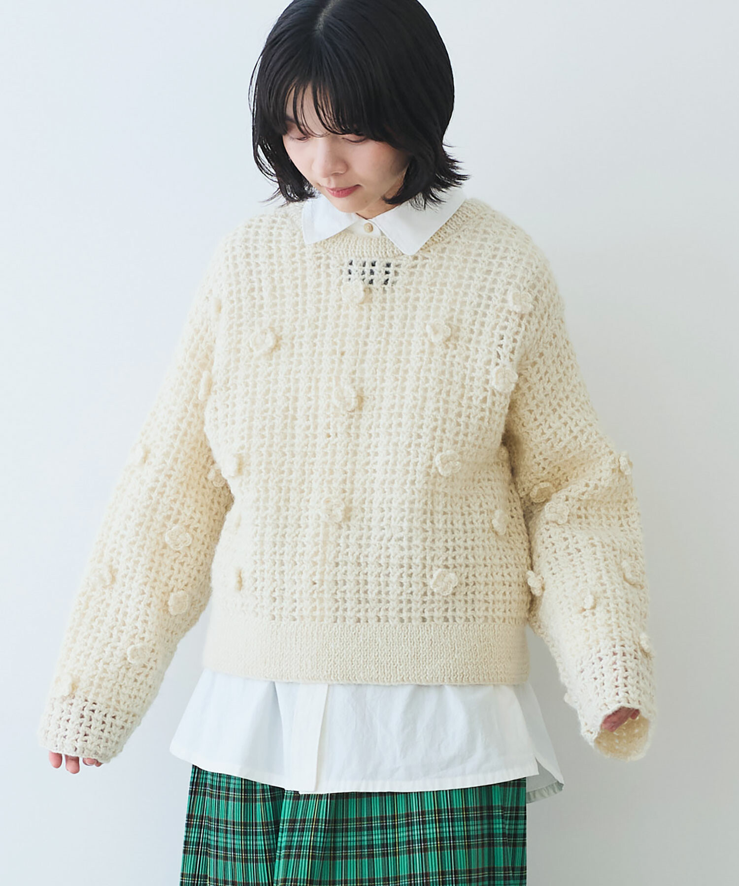 AMBIDEX Store 【予約販売】○ ネパールハンドニット おはな