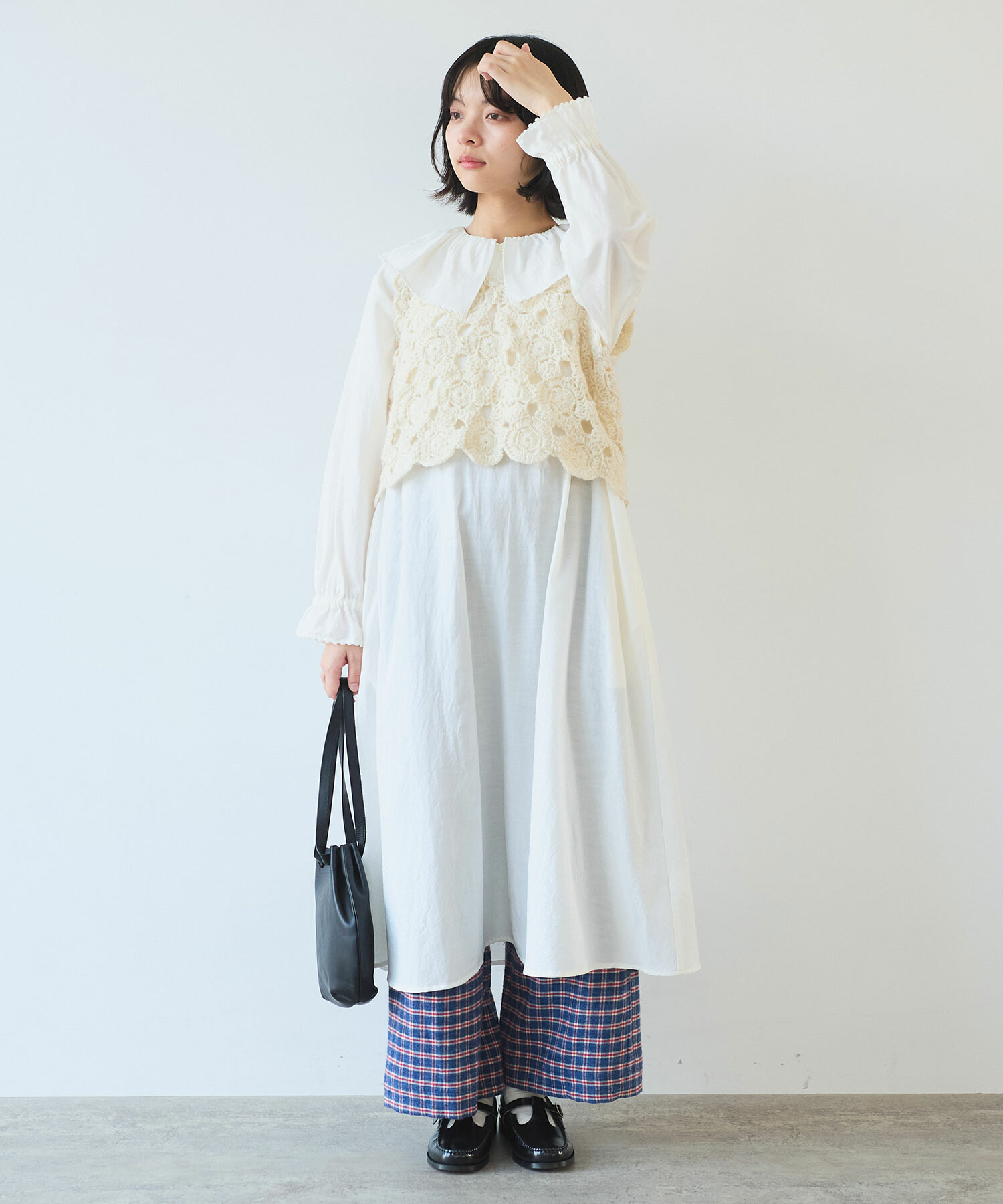 天使の羽根フラップポケットワンピース AMBIDEX Store ○ キュプラ ルナファー ナチュラルトリプル