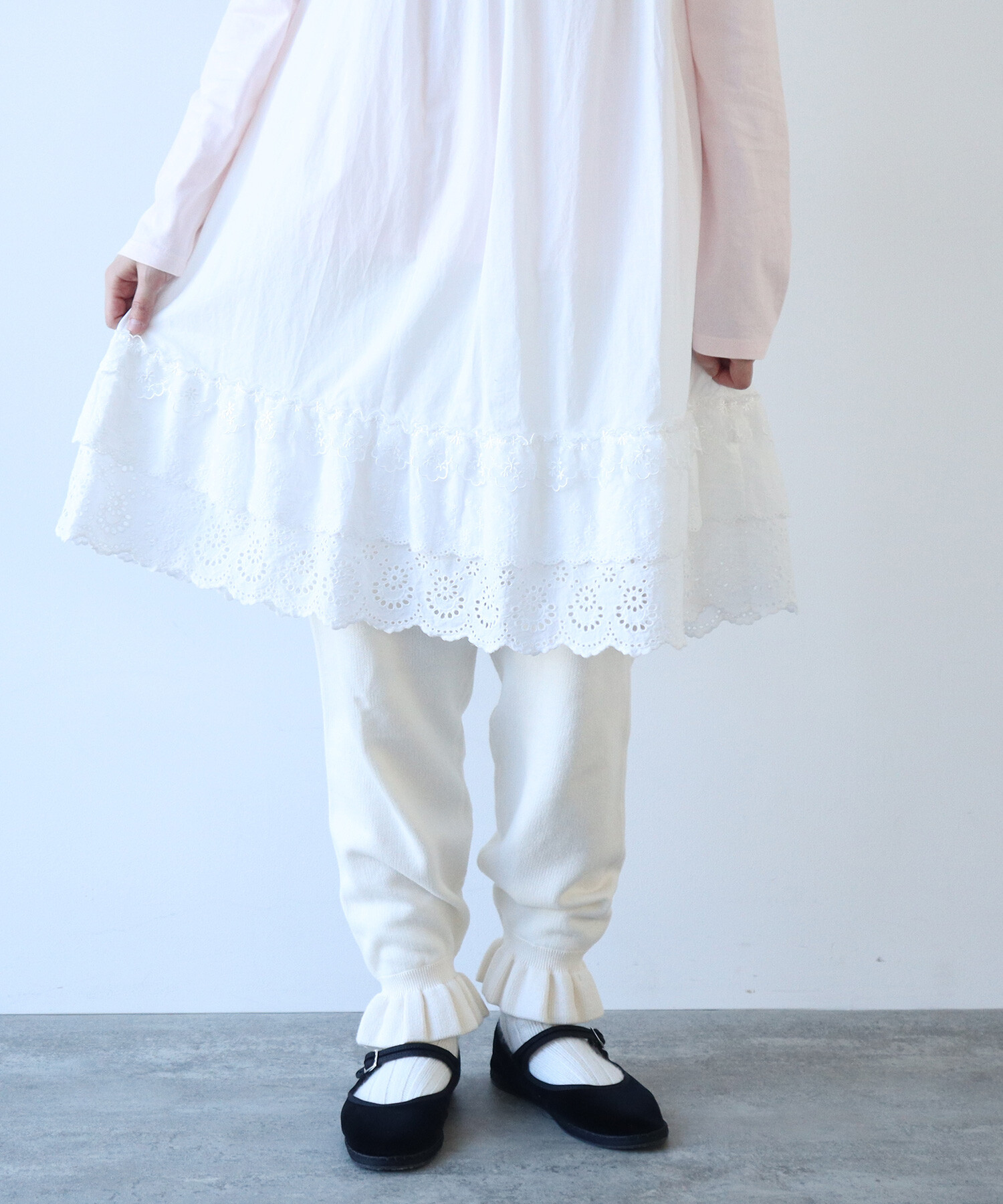 AMBIDEX Store ○puri puri ニットパンツ(F ピンク): bulle de savon