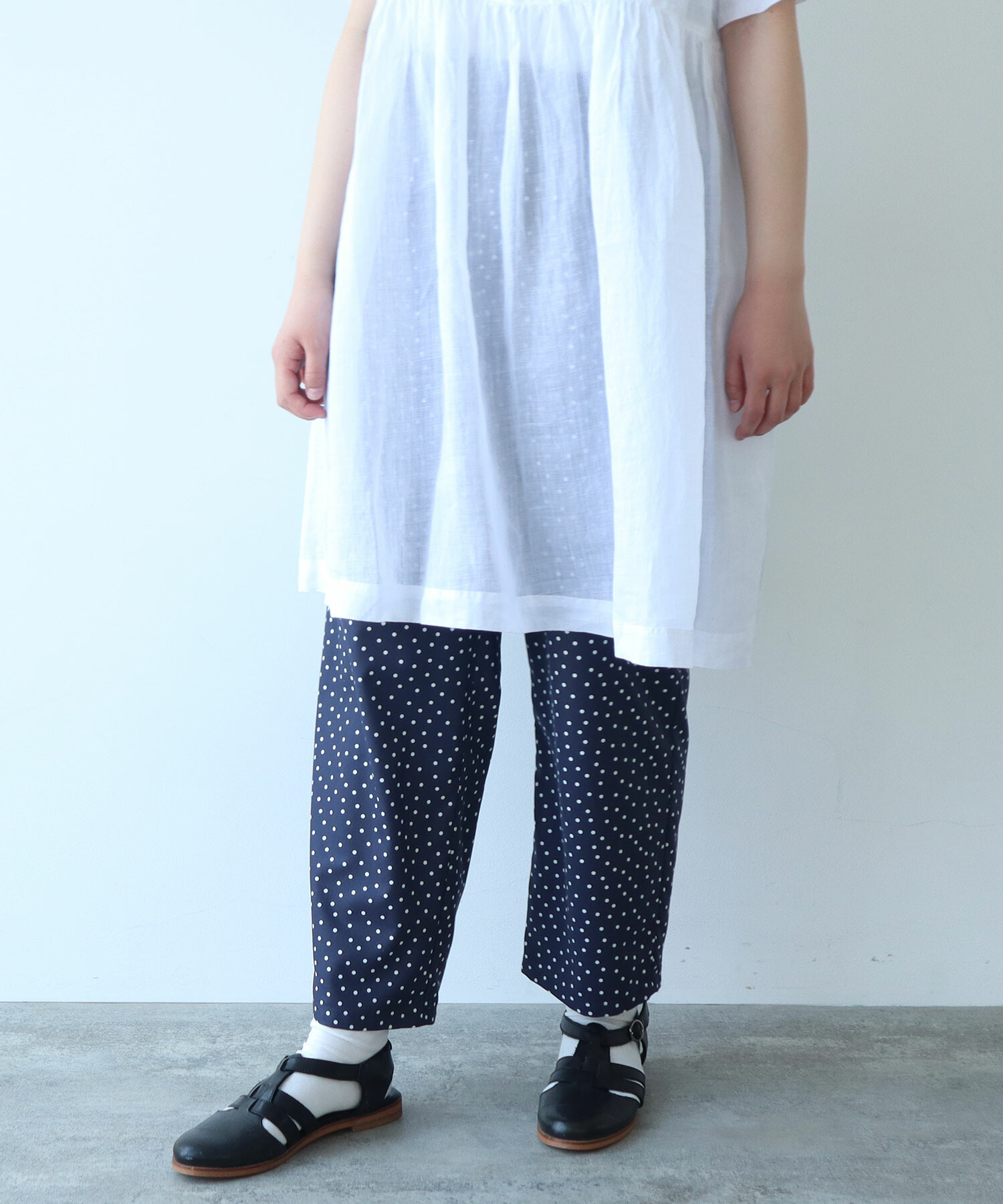 AMBIDEX Store 〇 ランダムドット プリントパンツ(F クロ