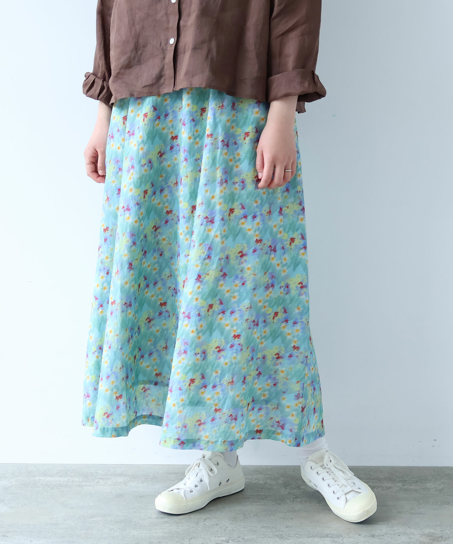 bulle de savon 30th Anniversar プリントスカート bulle de savon（ビュルデサボン）の「《bulle de savon 30th