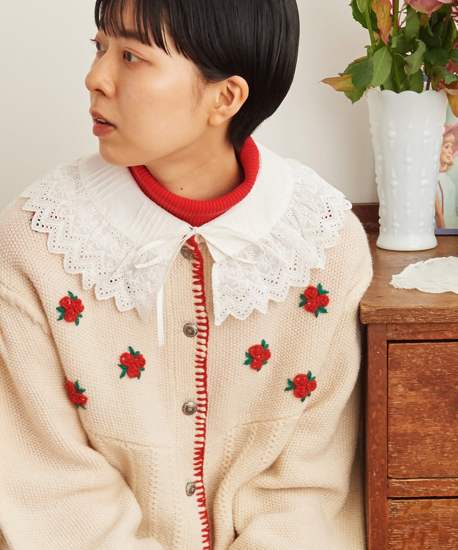 日本限定 アンドマリー Flora knit set up 椎名ナツメちゃん着用 ...