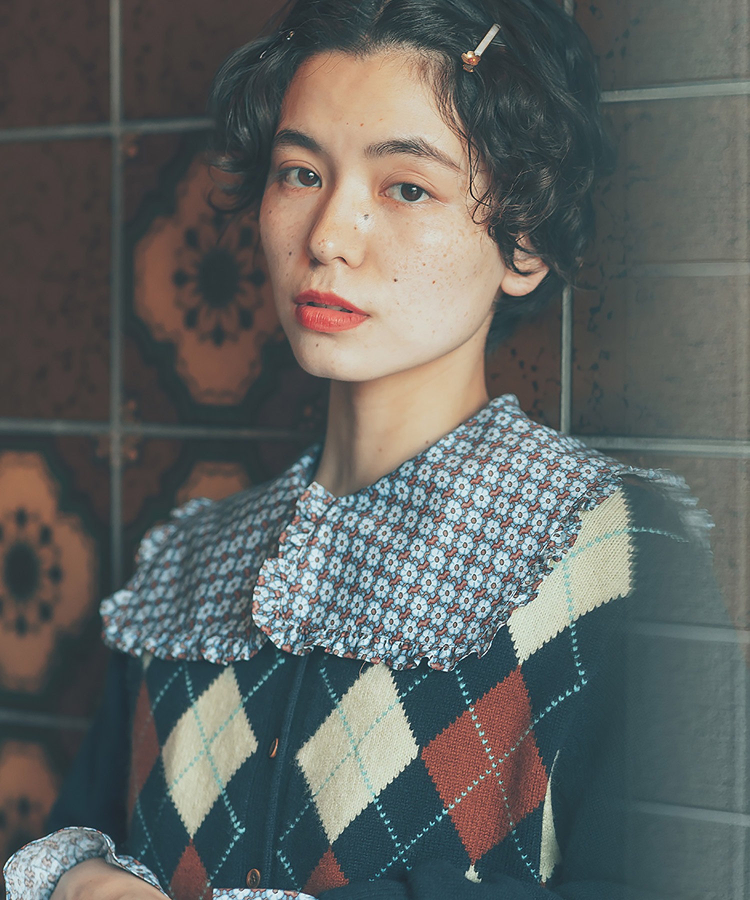 SHEER JACQUARD TAILORED ROMPERS ブラックMサイズ SHEER JACQUARD TAILORED ROMPERS ブラックMサイズ