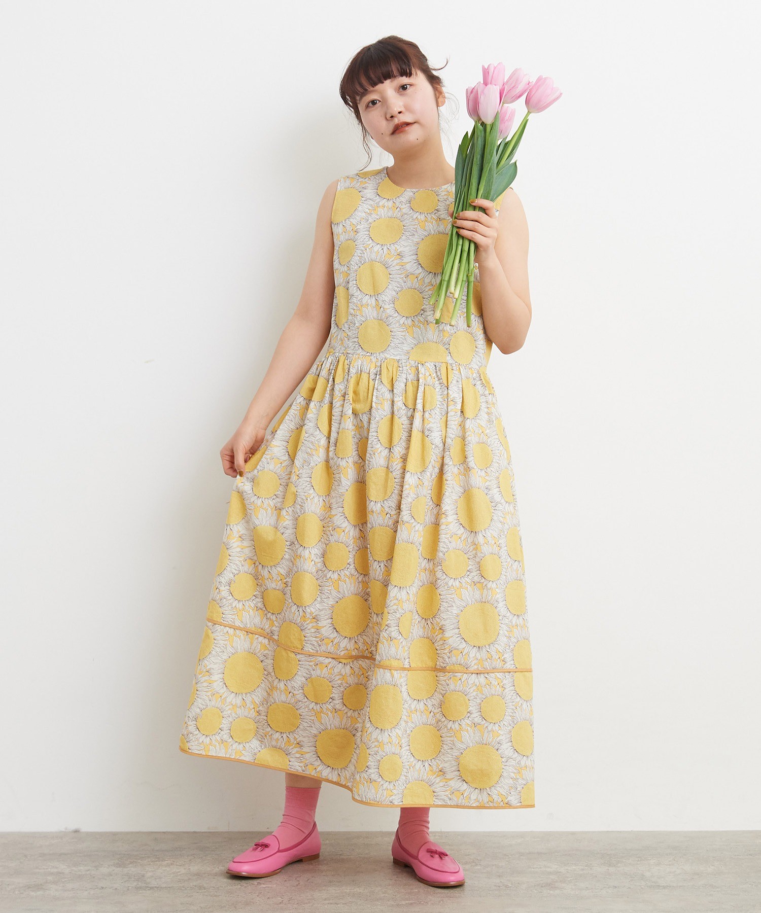 AMBIDEX Store ○リバティハローサンシャイン ノースリワンピース(F アカ): Dot and Stripes CHILD WOMAN