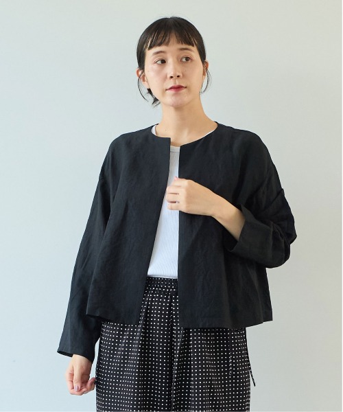 AMBIDEX Store Vis/L/Ny Sheer haori ブラウス(F クロ): yuni