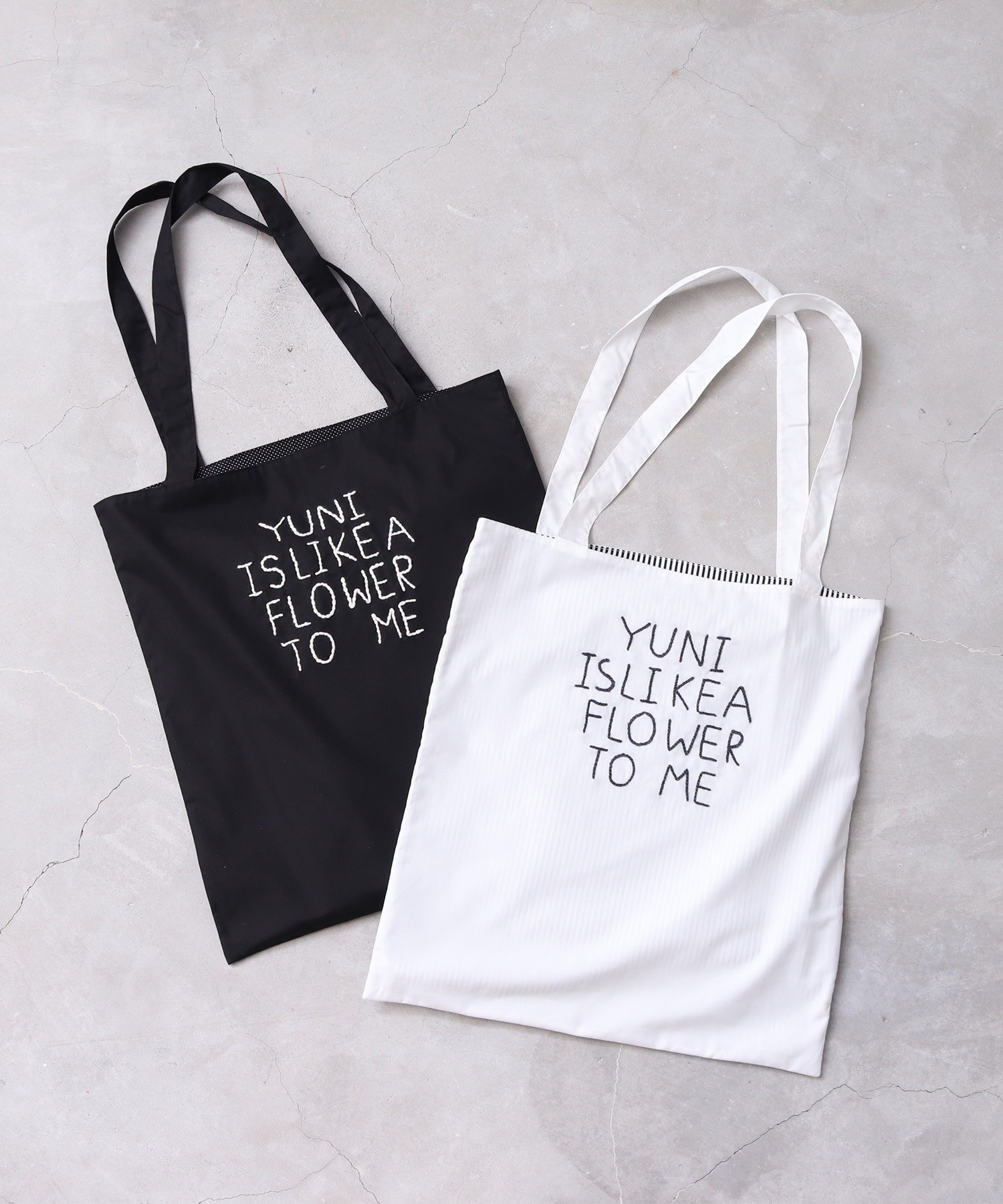 AMBIDEX Store ”yuni”刺繍バッグ(F クロ): yuni