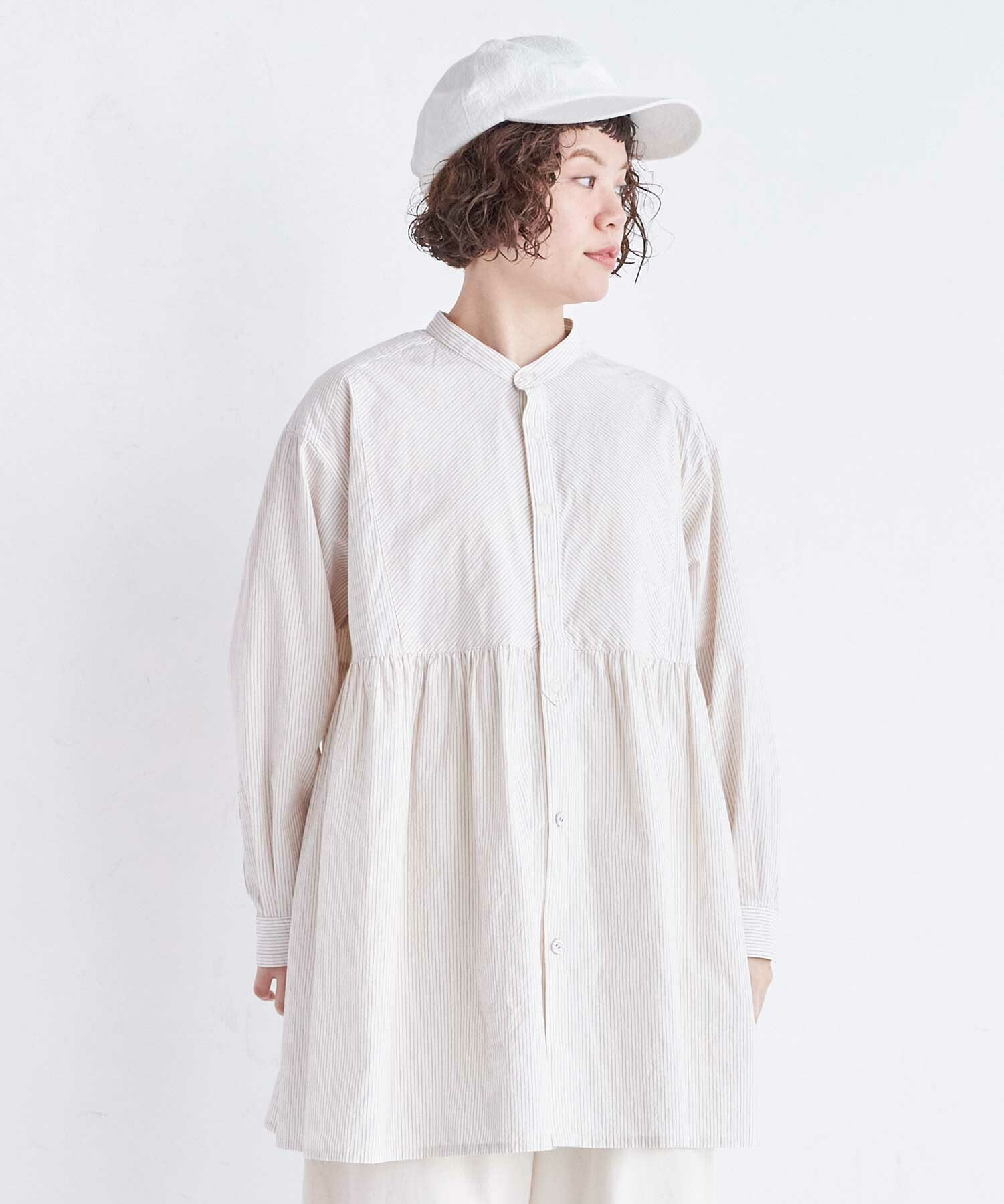 AMBIDEX Store ○○FINX OX/STRIPE スモックシャツ(F FINX OX