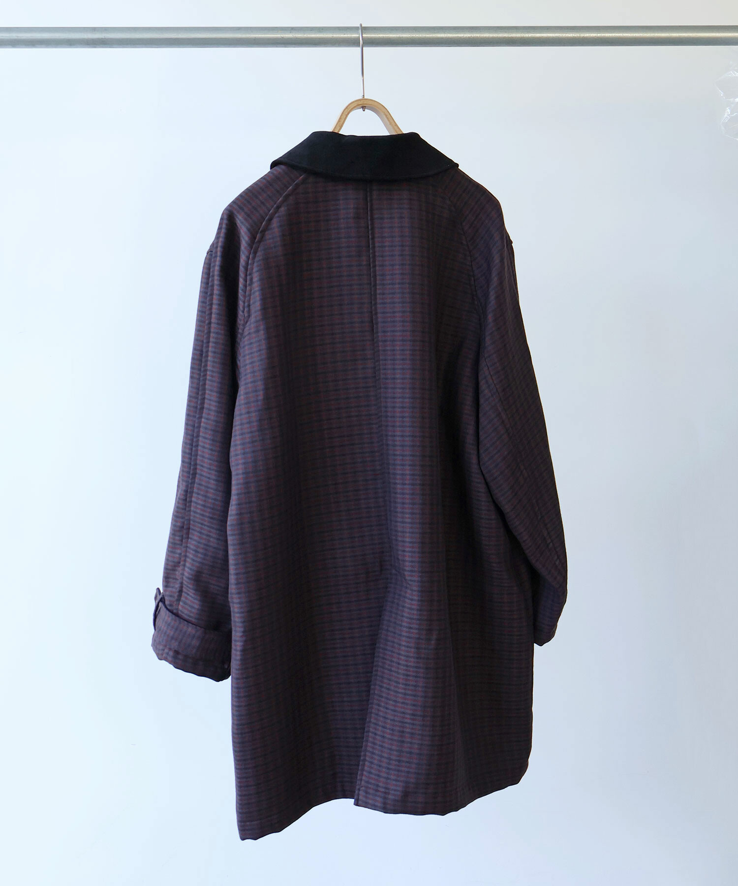 AMBIDEX Store gunclub check ステンカラーコート(F NAVY CHECK): buoybuoy