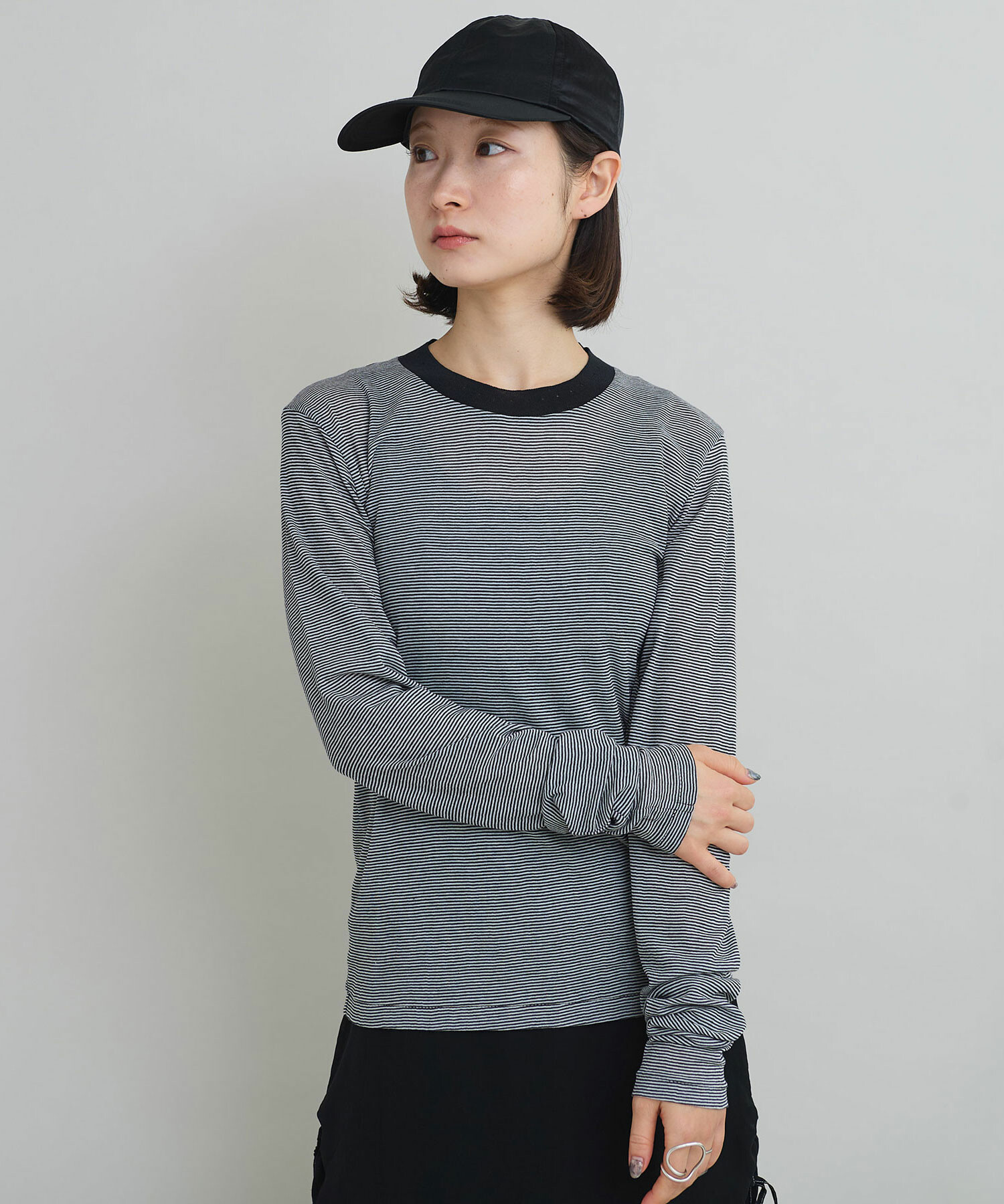 SLY | 2WAY SHAGGY YARN トップス (Tシャツ・カットソー(長袖