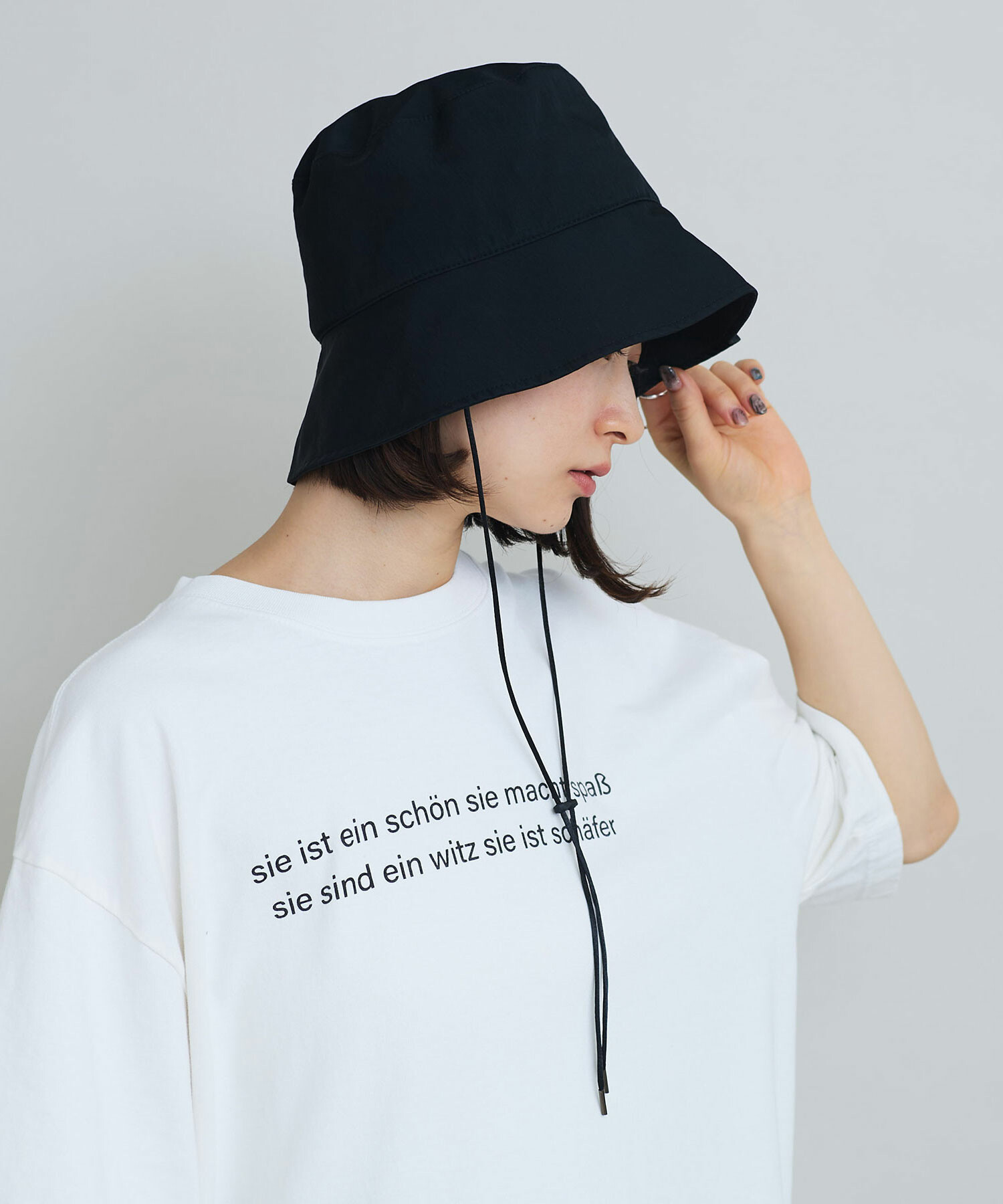AMBIDEX Store 〇マットツイル バケットハット(F クロ): iki