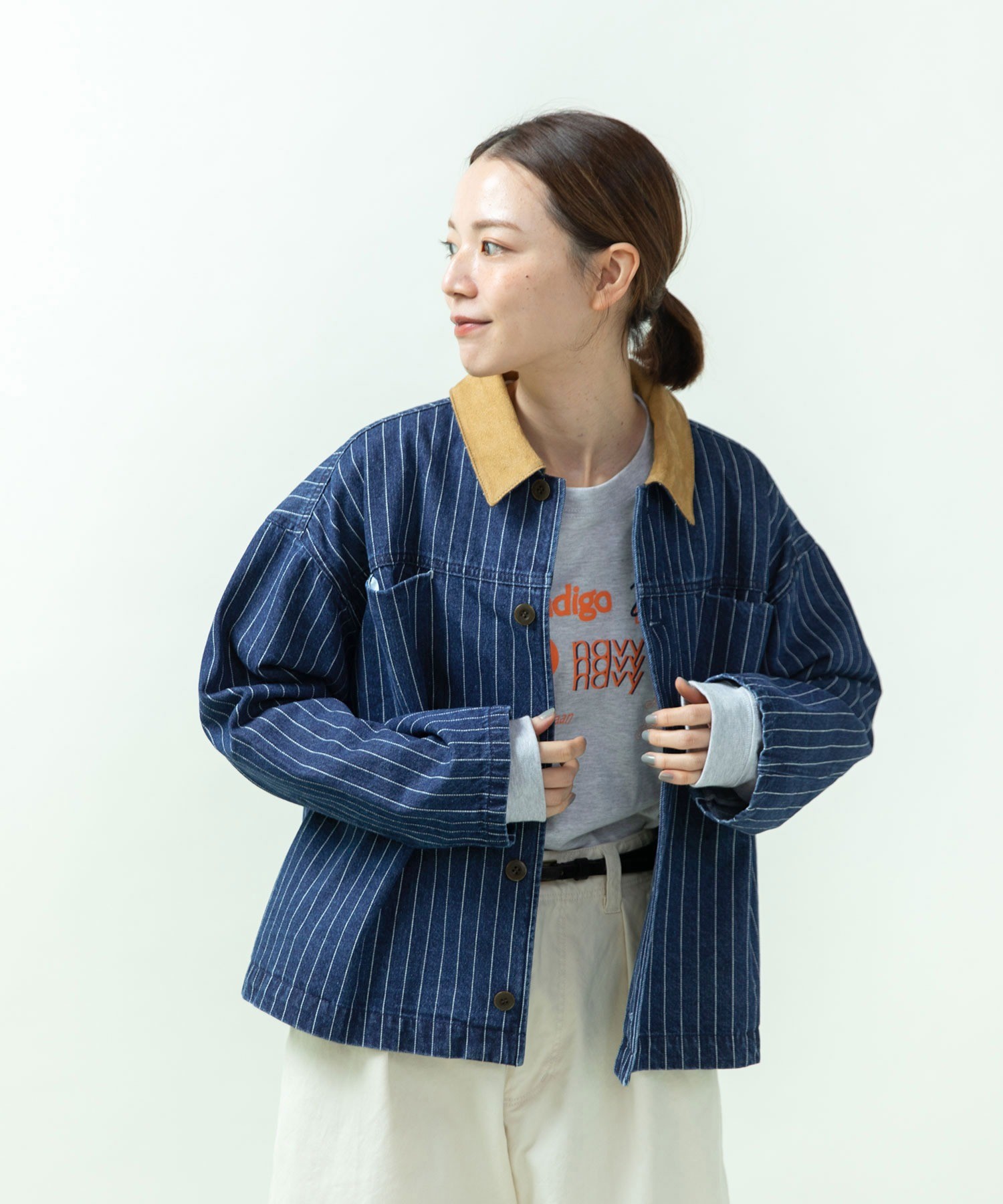 AMBIDEX Store ○13ozデニム/ヒッコリー カバーオール(F コン): PAR ICI