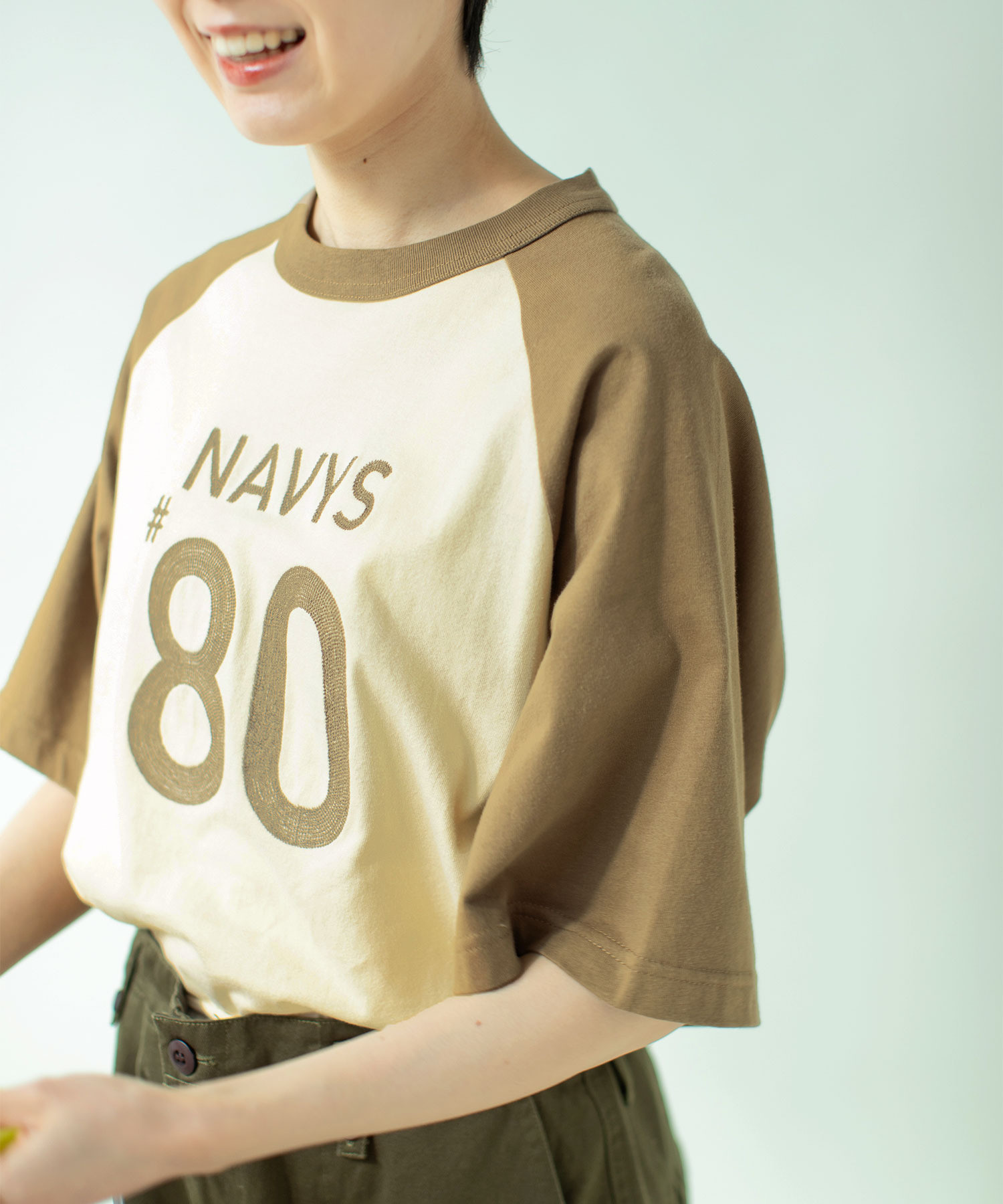 3.1 Phillip Lim Tシャツ・カットソー カーキ系 2020323O0012 AMBIDEX Store ○#80NAVYS ラグランTシャツ(F カーキ): PAR ICI