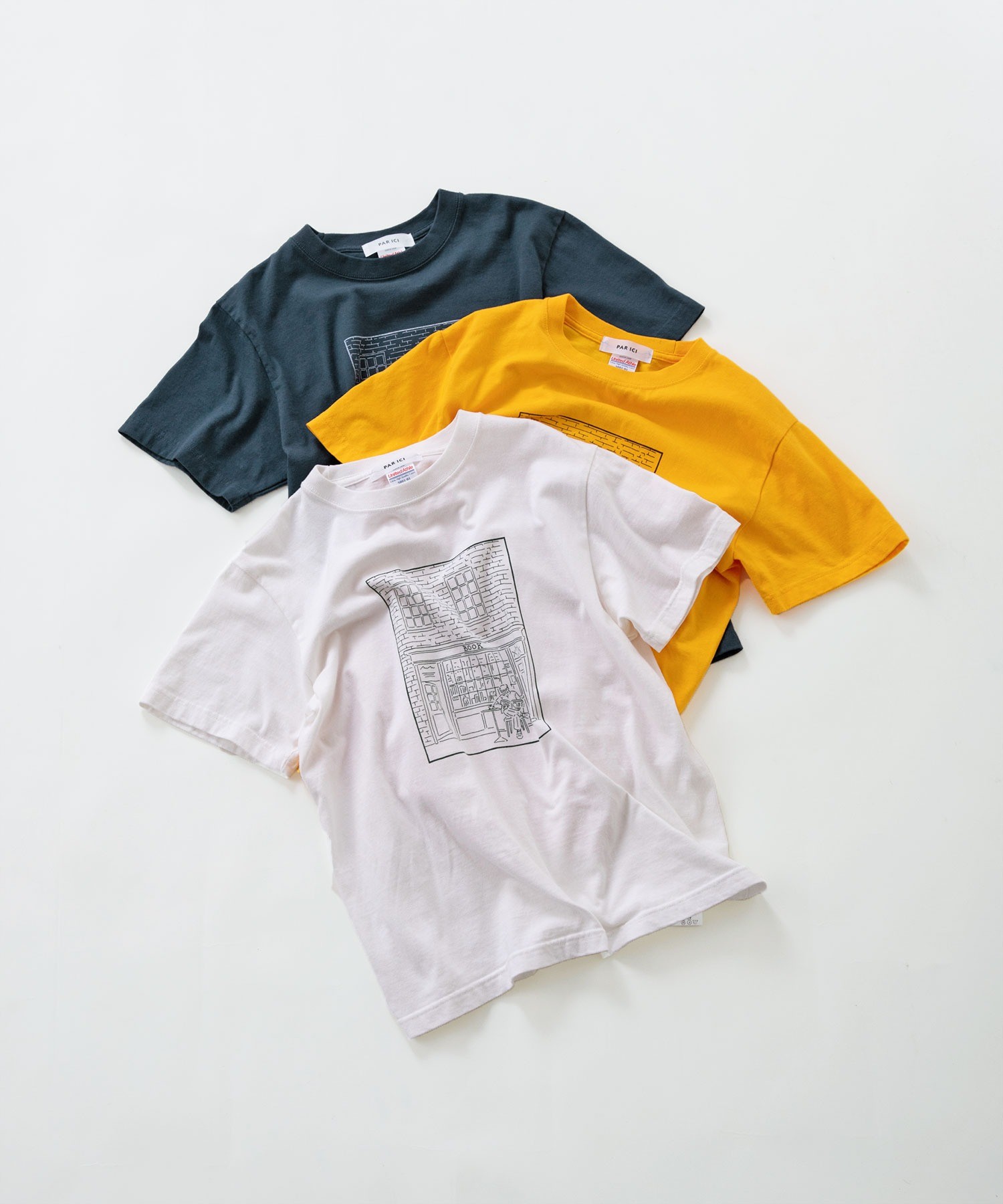 売れ筋商品|||アンナ フィールド Tシャツ レディース トップス Top - multi-coloured AMBIDEX Store ○BOOK store プリントTシャツ(F イエロー): PAR ICI